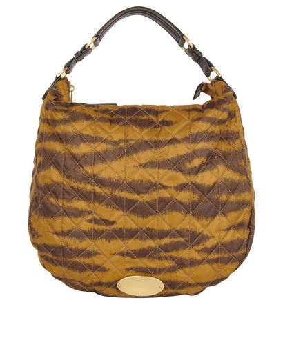 Tiger Print Rosie Hobo, front view